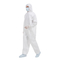 PPE 버릴 수 있는 보호하는 상하가 붙은 작업복은 하얀 25gsm-70gsm을 방수 처리합니다