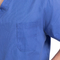 폴리에스테르 병원 관목숲 정장 유니폼은 의사를 키우는 소매 면을 단락시킵니다