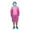 핑크색 PP 비 우븐 30gsm 버릴 수 있는 의학 가운 PPE AAMI 수치 1 2 3 4